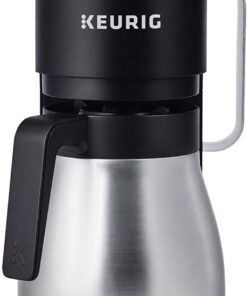 Keurig K-Duo Plus Coffee Maker, with Single Serve K-Cup Pod and 12 Cup Carafe Brewer, Black (12-Cup Thermal Carafe and 15 K-Cup Pods included)