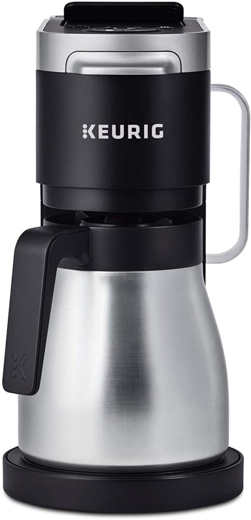 Keurig K-Duo Plus Coffee Maker, with Single Serve K-Cup Pod and 12 Cup Carafe Brewer, Black (12-Cup Thermal Carafe and 15 K-Cup Pods included)