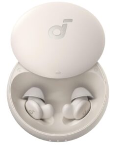 Soundcore Sleep A20 by Anker Sleep Earbuds, Noise Blocking Sleep Headphones, Small Earplugs for Side Sleepers, 80H Playtime, Stream Content via Bluetooth 5.3, Sleep Monitor, Personal Alarm