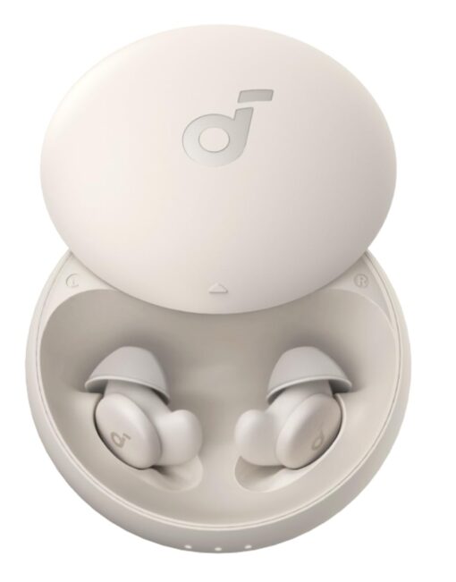 Soundcore Sleep A20 by Anker Sleep Earbuds, Noise Blocking Sleep Headphones, Small Earplugs for Side Sleepers, 80H Playtime, Stream Content via Bluetooth 5.3, Sleep Monitor, Personal Alarm
