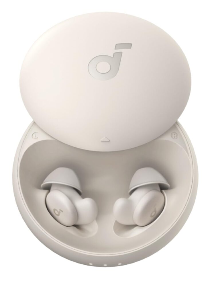 Soundcore Sleep A20 by Anker Sleep Earbuds, Noise Blocking Sleep Headphones, Small Earplugs for Side Sleepers, 80H Playtime, Stream Content via Bluetooth 5.3, Sleep Monitor, Personal Alarm