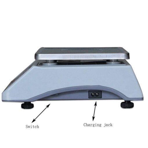 Digital Electronic Scale 30kg/0.1g - High Precision Stainless Steel with LCD Display for Price Computing Weighing in Commercial Shops and Industries - Ideal for Fruits - Image 5