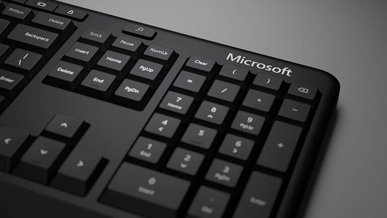 Microsoft Ergonomic Keyboard for Business - Wired - Black - Image 2