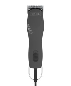 Wahl Pro Animal Curly Coat - KM 2-Speed Pro Clipper - Cat & Dog Grooming Clipper for Pet Care - Includes 2 Stainless Steel Guide Combs - Gunmetal