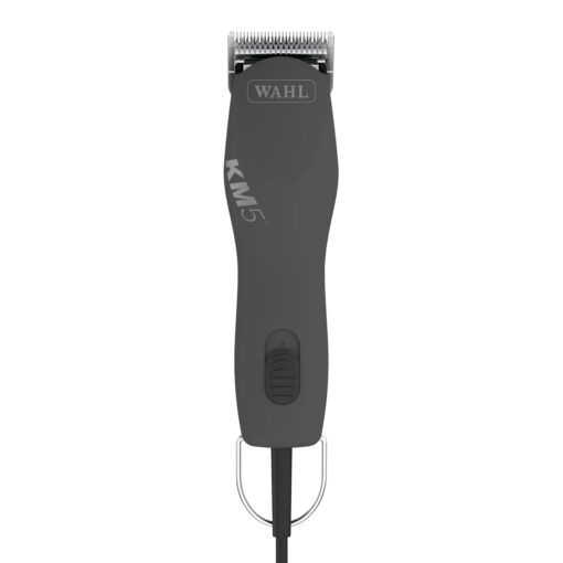 Wahl Pro Animal Curly Coat - KM 2-Speed Pro Clipper - Cat & Dog Grooming Clipper for Pet Care - Includes 2 Stainless Steel Guide Combs - Gunmetal
