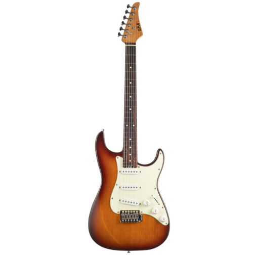 EART Electric Guitar SSS Single Coil Pickups Solid-Body,Stainless Steel Frets Right Handed-Rosewood Fingerboard-Virginia