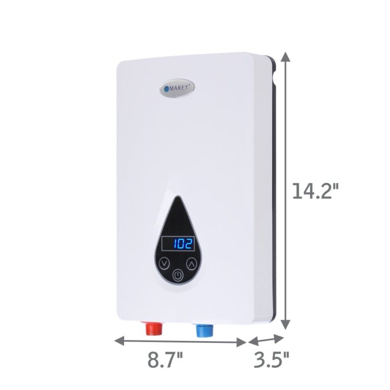 Marey ECO150 Electric Tankless Water Heater, 14.5kW 240V, Smart Technology, Unlimited On-Demand Hot Water Heater - Image 9