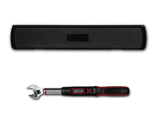 Tapha Tools Adjustable Digital Torque Wrench 19.9 to 99.5 ft-lbs (27-135 N-m) Torque Range, 5-27 mm Adjustable Jaw, LED and Buzzer Notification, Preset Memory, ISO 6789, Calibrated (DKA08N-T135CN) - Image 2