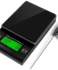 Digital Kitchen Scales High Precision Electronic Scale w/Probe Led Display Platform Scale Multifunction Timing Weighing Band Temperature