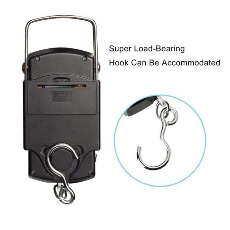 HTLPAVBWF Utility Luggage Scale Electronic Balance Scales with Ruler Precision Hand Scales Mini Pocket Digital Travel Suitcase Luggage Fish Scale Weighing Weighing - Image 2