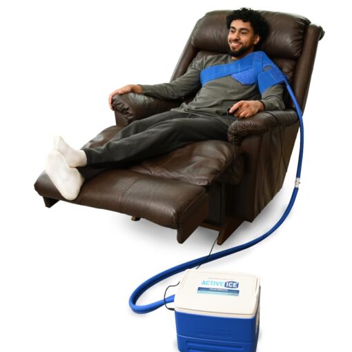 Polar Active Ice 3.0 Cold Therapy Ice Machine System with Programmable Timer, Shoulder Compression Pad, Lightweight 9 Quart Cooler Freeze Kit, Quiet Pump, Strong Cryotherapy Pain Relief Treatment - Image 3
