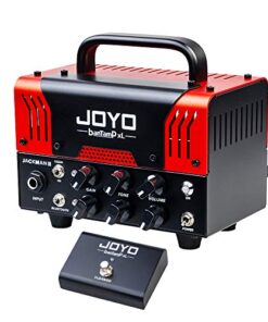 JOYO Jackman II BanTamp XL Series Mini Amp Head 20 Watt Preamp 2 Channel Hybrid Tube Guitar Amplifier with Bluetooth (Red)