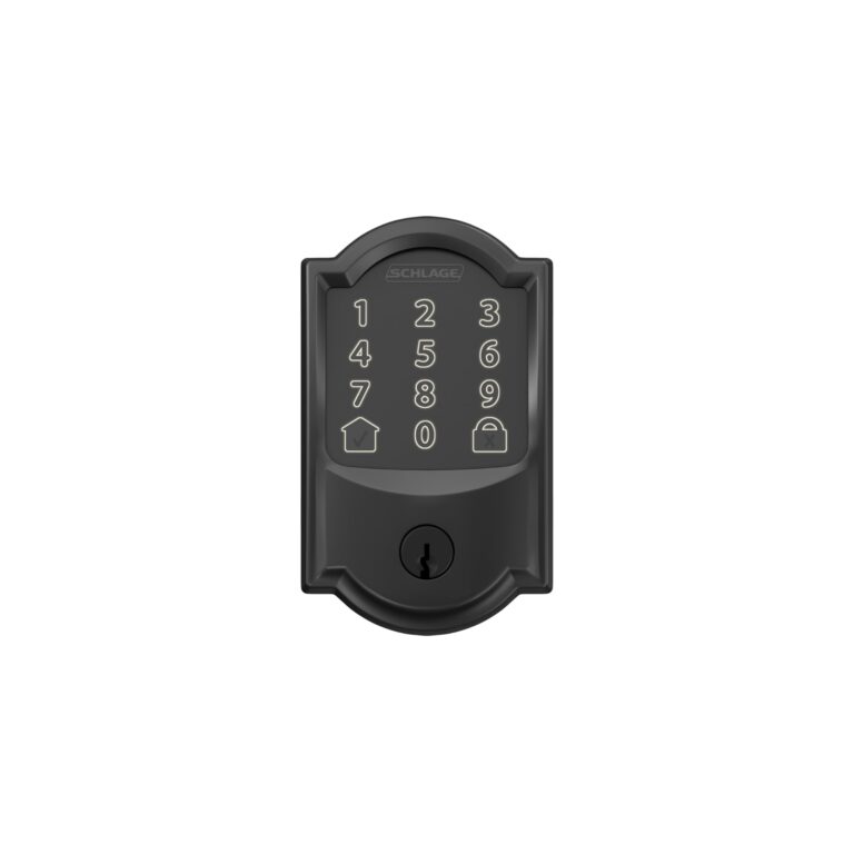 SCHLAGE BE489WB CAM 622 Encode Deadbolt Smart Lock | WiFi Touchscreen Keypad, Matte Black - Image 4