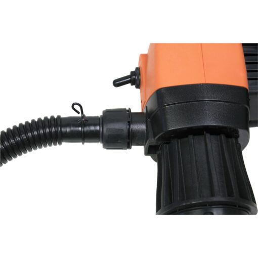K Tool International 72215 Electric Drum Pump with 19.2V Rechargeable Battery for Garages, Repair Shops, and DIY, Telescoping, 7.4 GPM, 410 Liters per Charge, DEF, Diesel, Water, or Oil, 2" Bung - Image 3
