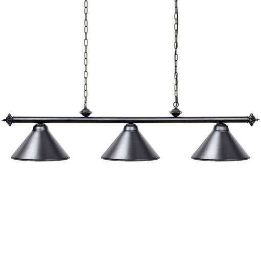 Wellmet 3 Light Pool Table Light, Vintage Retro Kitchen Island Pendant Light with Matte Black Shade, Modern Industrial Chandelier - Image 9