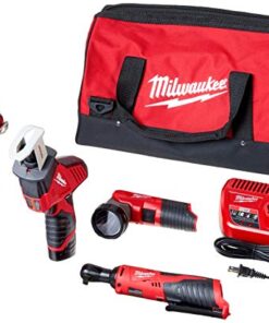 Milwaukee 2498-25 M12 Cordless Lithium-Ion 5-Tool Combo Kit