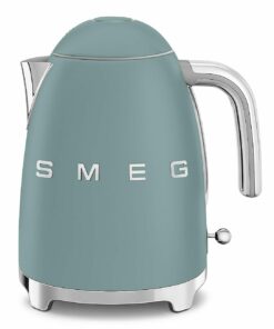 SMEG 50's Retro Style 7-Cup Electric Water Kettle with Automatic Shutoff, Removable Base, and Water Indicator (Jade)