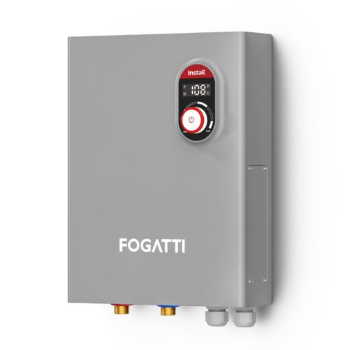 FOGATTI Tankless Water Heater Electric, Up to 4.4 GPM, 18kW 240V Instant Endless Water Heater, 2-3 Point of Use Hot Water for The Whole House Shower, ETL Certified