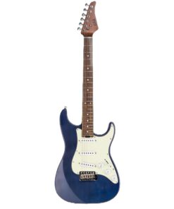 EART Electric Guitar SSS Single Coil Pickups,Solid-Body,Stainless Steel Frets Right Handed-Rosewood Fingerboard,blue