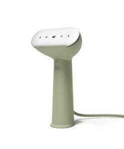 Steamery Handheld Clothes Steamer Cirrus 3, 1200W, US Plug, Heated Ironing Plate, Fast Heat Up, Garment Wrinkle Remover, Green