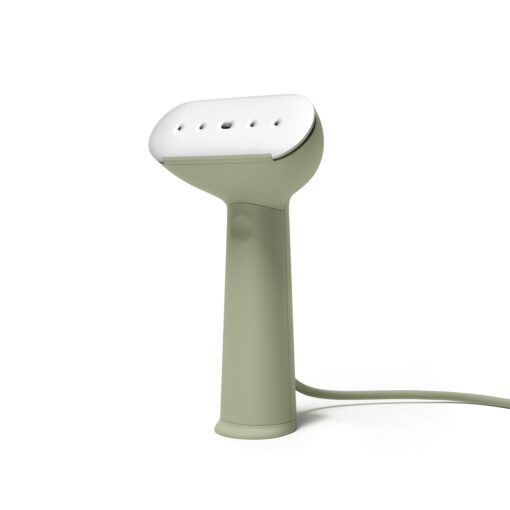 Steamery Handheld Clothes Steamer Cirrus 3, 1200W, US Plug, Heated Ironing Plate, Fast Heat Up, Garment Wrinkle Remover, Green