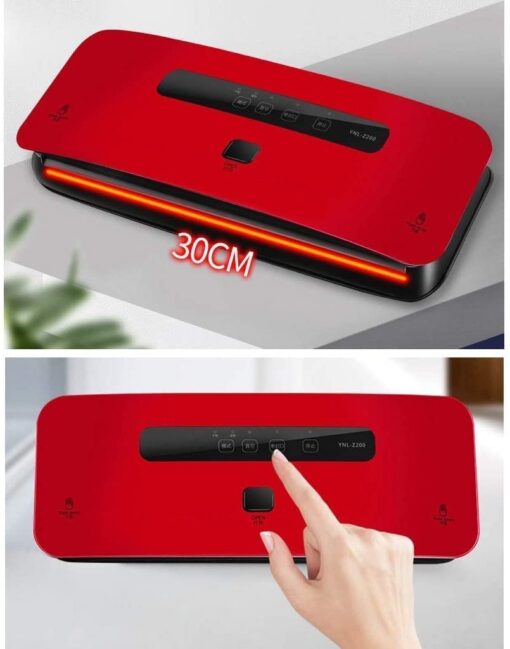 Vacuum Sealer Machine, Food Vacuum Sealer for Food Storage Vacuum Sealers with Foodsaver Bags Starter Kit Led Indicator Lights, Dry & Moist Food Modes(Black) - Image 3