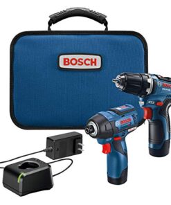 BOSCH 12V Max 2-Tool Brushless Combo Kit with 3/8 In. Drill/Driver, 1/4 In. Hex Impact Driver and (2) 2 Ah Batteries (GXL12V-220B22)
