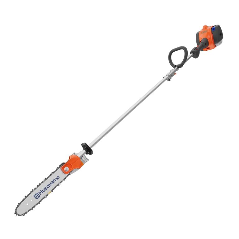 Husqvarna 122LKP Gas Pole Saw, Multi-Purpose Tool with Pole Saw Attachment, Equipped with X-CUT Chain, 12-Inch Reach Cuts Limbs up to 8 Inches Thick