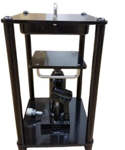 WELLES or PEOPLES PRESS - True Cold Pressed Juice 2 Tons of Hydraulic Pressure - Extract the Most Out of Your Fruit and Vegetable Pulp- Perfect for Gersion Therapy- Color BLACK