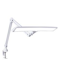 Daylight Company Lumi Task Lamp,+95 CRI, 4000 Lux,Craft Light, Super Bright Desk Lamp, Touch Dimmable, 2 Brightness Levels, Ideal Table Light, Drawing Lamps - Metal - 15 W