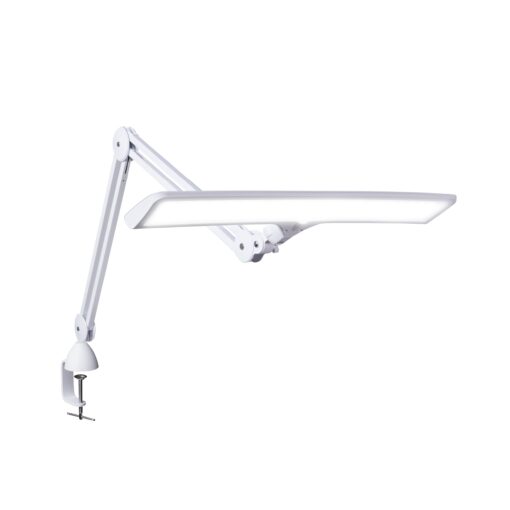 Daylight Company Lumi Task Lamp,+95 CRI, 4000 Lux,Craft Light, Super Bright Desk Lamp, Touch Dimmable, 2 Brightness Levels, Ideal Table Light, Drawing Lamps - Metal - 15 W