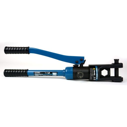 TEMCo Industrial Hydraulic Cable Lug Crimper TH0005 V2.0 (11 US TON) 10 AWG to 600 MCM Electrical Terminal Cable Wire Tool Kit with 32 Die Sets - Image 3