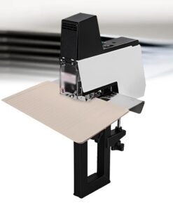 TREEYX Electric Saddle Stapler, Automatic Saddle Binding Machine, Flat/Horseback Sewing Modes Switch, Adjustable Depth 100mm, 1-9 Strength Adjustable