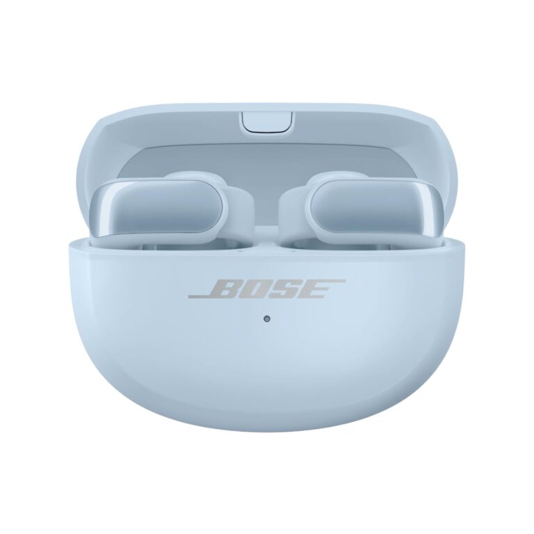 Bose Ultra Open Bluetooth Earbuds, True Wireless Earbuds with OpenAudio for Awareness, Clip On Design for Comfort, Immersive Audio, Up to 48 Hrs of Playtime, Moonstone Blue - Limited Edition Color - Image 3