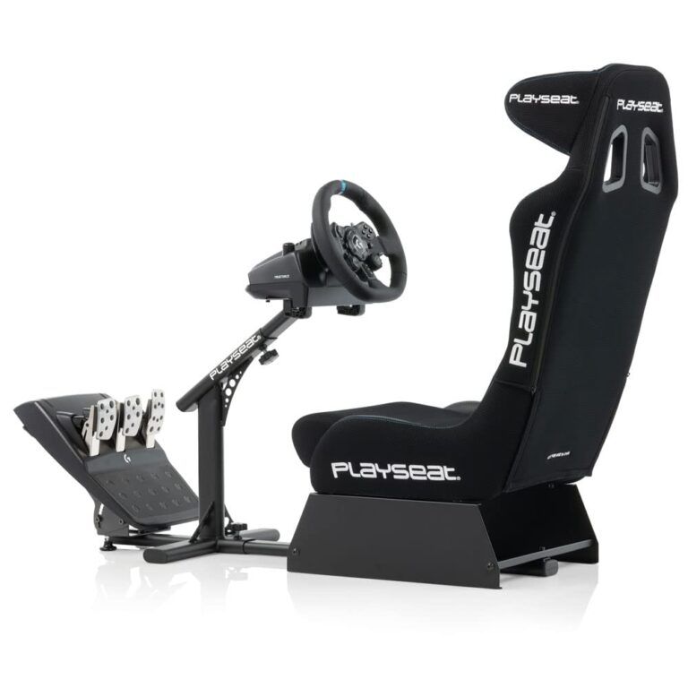 Playseat Evolution Pro Sim Racing Cockpit | Comfortable Racing Simulator Cockpit | Easily Adjustable | Compatible with All Steering Wheels & Pedals on The Market | Supports PC & Console |Actifit - Image 4