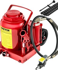 VEVOR Pneumatic Bottle Jack 50T Hydraulic Car Jack Lift Range 27-43cm Air Transmission Jack 110231lbs for Heavy Duty Vehicles