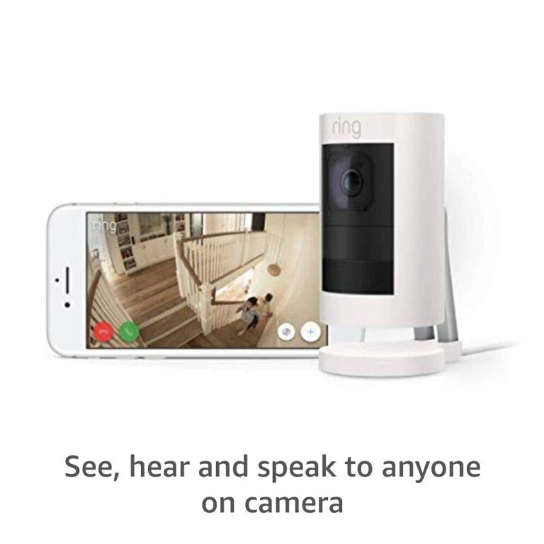Ring Stick Up Cam Elite, Power over Ethernet HD Security Camera with Two-Way Talk, Night Vision, Works with Alexa - White - Image 5