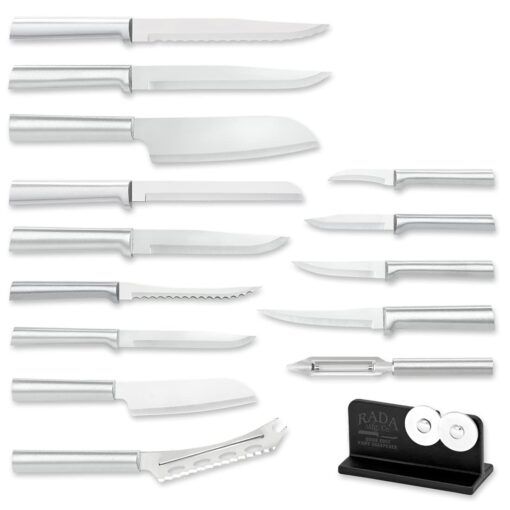 Rada Cutlery Pc Gift Set Ultimate Collection, 15 Piece, Silver