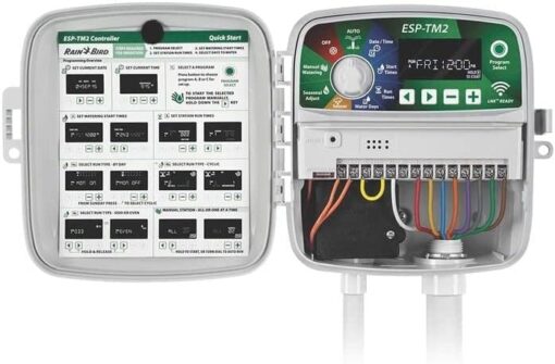 Rain-Bird ESP-TM2 Indoor Outdoor Irrigation WiFi Zone Controller Timer Box and Link Lnk WiFi Mobile Wireless Smartphone Upgrade Module Sprinkler System (4 Zone) - Image 4