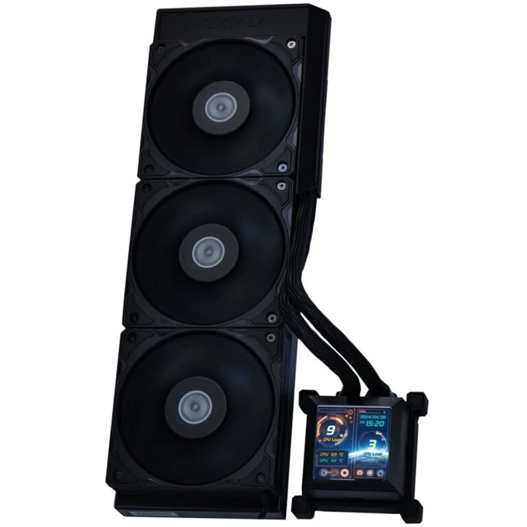 Lian-Li HydroShift LCD 360S Performance 360mm All-In-One CPU Liquid Cooler - Black - Image 4