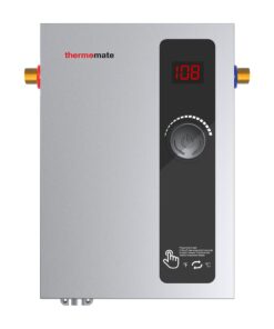 ThermoMate Tankless Water Heater Electric, 11kW at 240 Volt, On Demand Instant Hot Water Heater for Point of Use, Self-Modulating Save Energy, Save Space, 2.15GPM at 35°F Rise