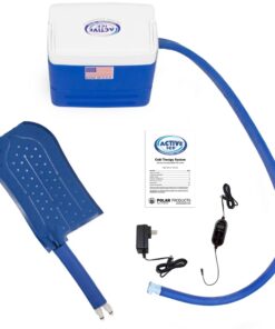 Polar Active Ice 3.0 Cold Therapy Ice Machine System with Programmable Timer, Hand and Wrist Compression Pad, Lightweight 9 Quart Cooler, Quiet Pump, Strong Cryotherapy Pain Relief Treatment