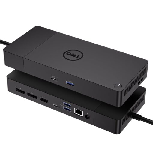 Dell WD19S 180W Docking Station, USB-C, 3 External Display, HDMI, Dual DP, Power Charge up to 130W + ITSPWR Bundle with HDMI 4K Cable + DP Cable+ Cleaning Cloth