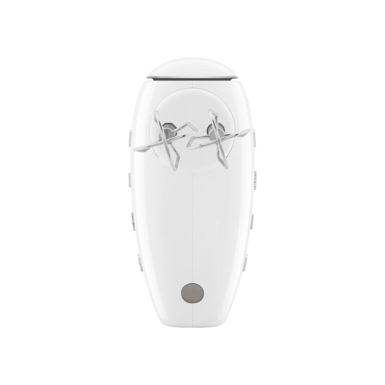 SMEG White 50's Retro Style Electric Hand Mixer with Set of Dough Hooks, Set of Beaters, and Set of Whisks - Image 2