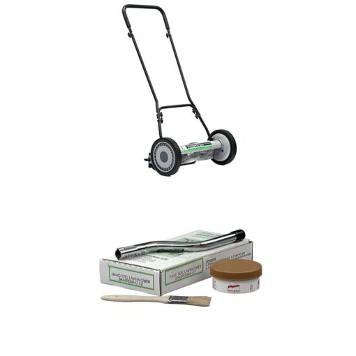 American Lawn Mower 1815-18 18-Inch 5-Blade Reel Mower & SK-01 Sharpening Kit Bundle
