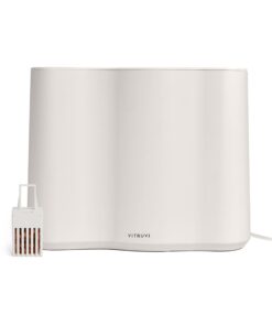 Vitruvi Cloud Bedside Humidifier, White Humidifier, 24 Hr Run Time, 602ft Coverage, Large Home Bedroom, Baby Room - Includes 3 Month Filter
