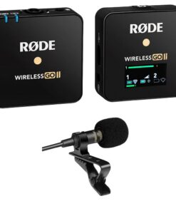 Rode Wireless GO II Single Compact Digital Wireless Microphone System Recorder Bundle with Professional Grade Lapel Microphone