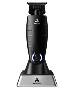 Andis GTX-EXO Black Label Special Edition, Professional Lithium-ion Electric Beard & Hair Trimmer, M-Force Technology, Cordless, Included Charging Stand, Black