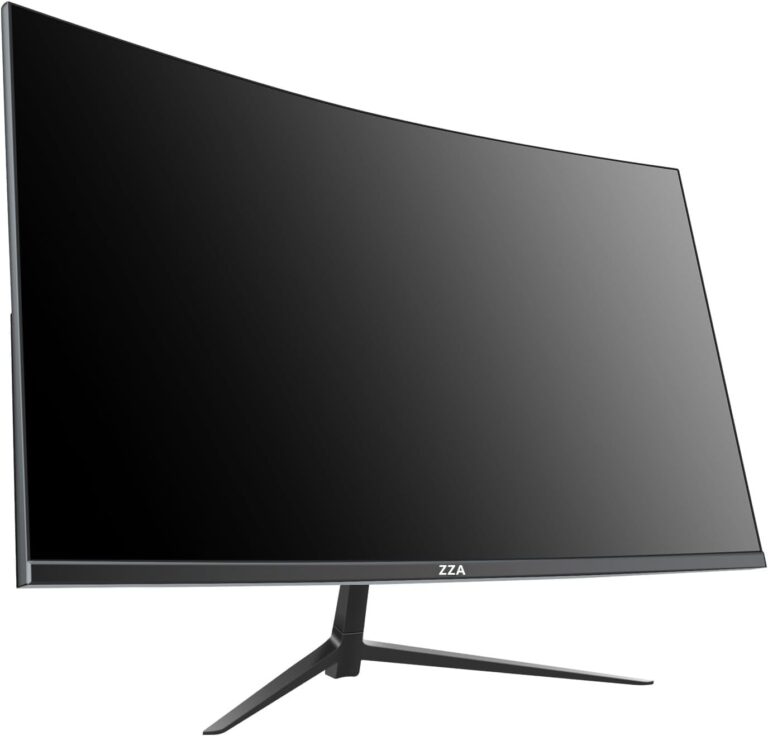 ZZA 34" UltraWide Curved QHD Monitor - Immersive Gaming Experience with 165Hz Refresh Rate, VA Panel, and AMD FreeSync Premium | HDR10 | 99% sRGB | 3440x1440 - Image 3