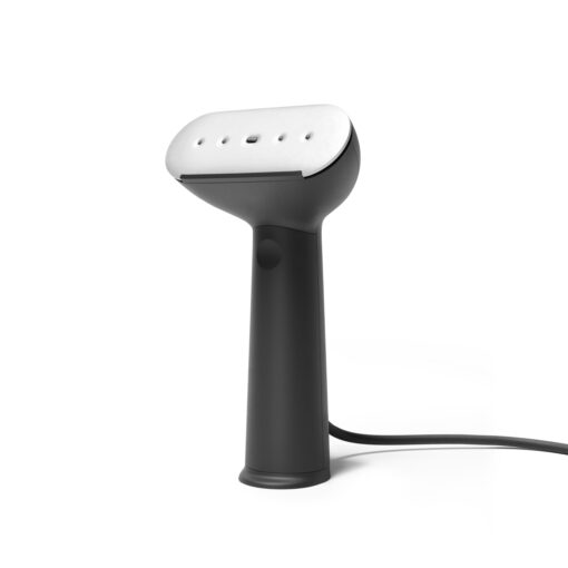 Steamery Handheld Clothes Steamer Cirrus 3, 1200W, US Plug, Heated Ironing Plate, Fast Heat Up, Garment Wrinkle Remover, Black